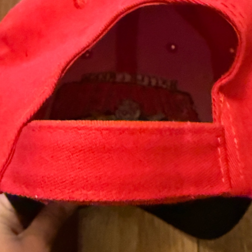 Battle Creek Bombers Minor League Baseball Hat Cap Adjustable Adult Red Black - Picture 3 of 3